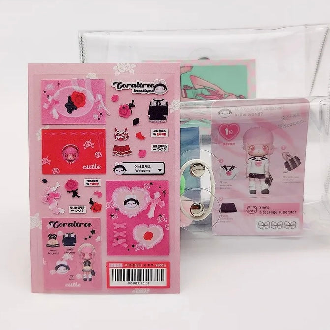 Korean Girl Sticker