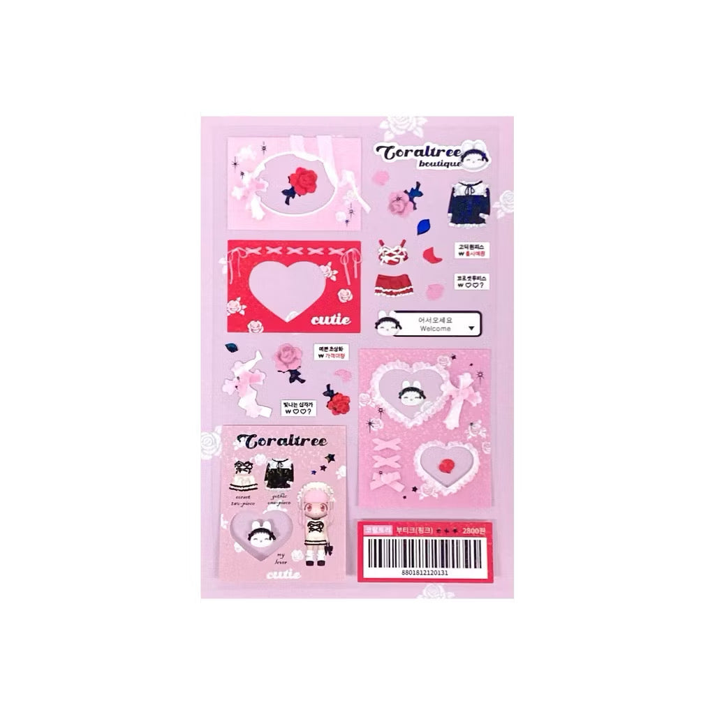 Korean Girl Sticker