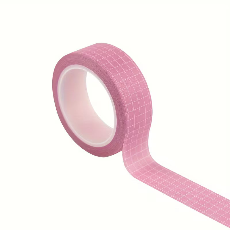 Pink Grid Washi Tape