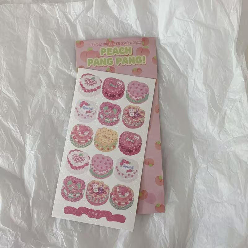 [Seolkee_illust] Peach Pang Pang Sticker
