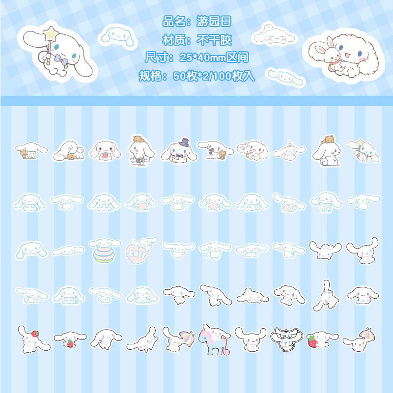 Cinnamoroll 100pcs Sticker Flakes
