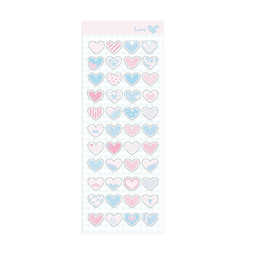 3D Heart Stickers