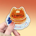 Pancake Kitty Vinyl Sticker