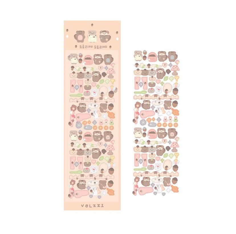[VOLZZI] Acorn & Bear Sticker