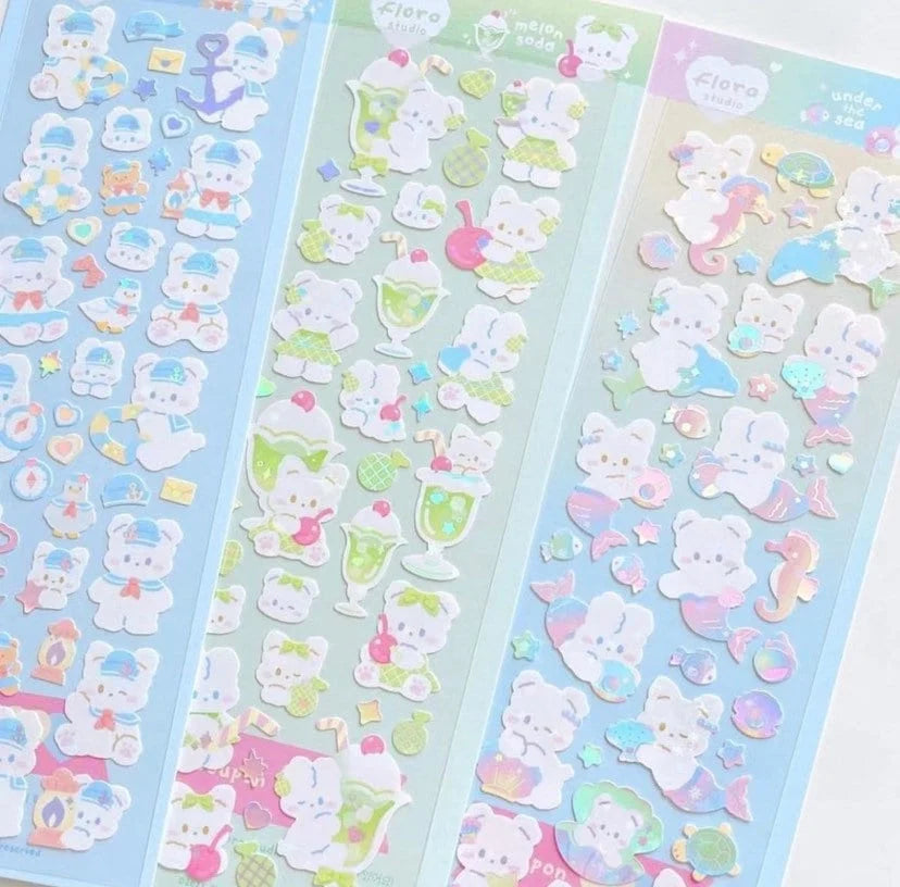 [Floro Studio] Melon Soda Sticker