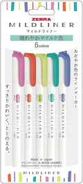 Zebra Mildliner Highlighter (Radiant Colors)