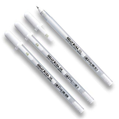 Sakura Gelly Roll pen White (3pcs)