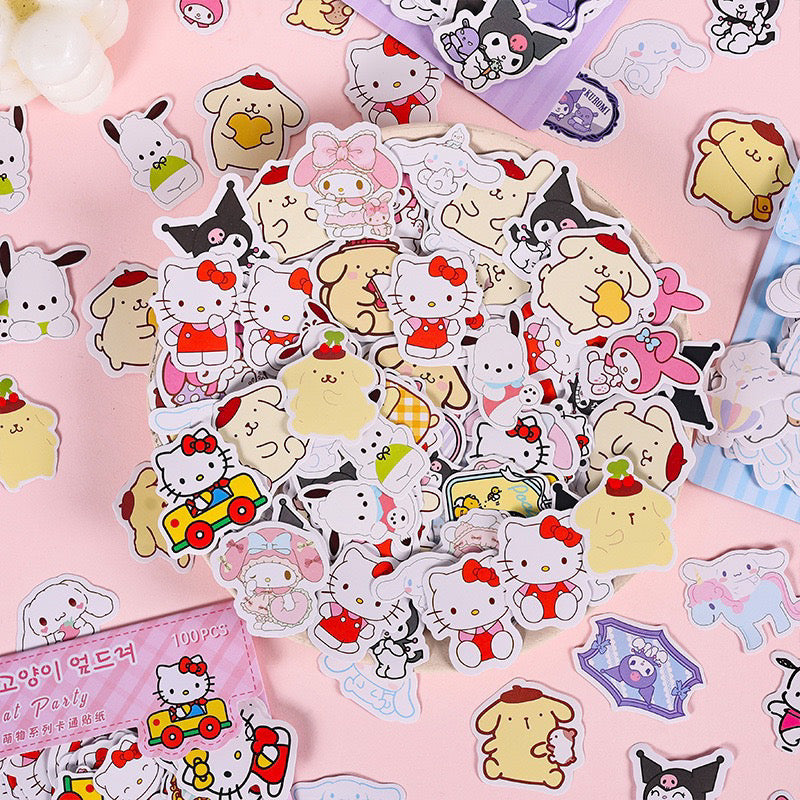 Hello Kitty 100pcs Sticker Flakes