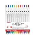 Zebra Clickart Water Based Pen⎜ST set