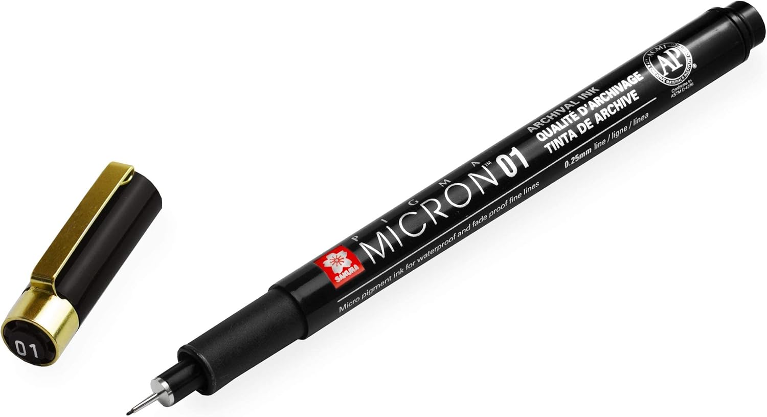 [SAKURA] Pigma Micron Fineliner Black & Gold Edition