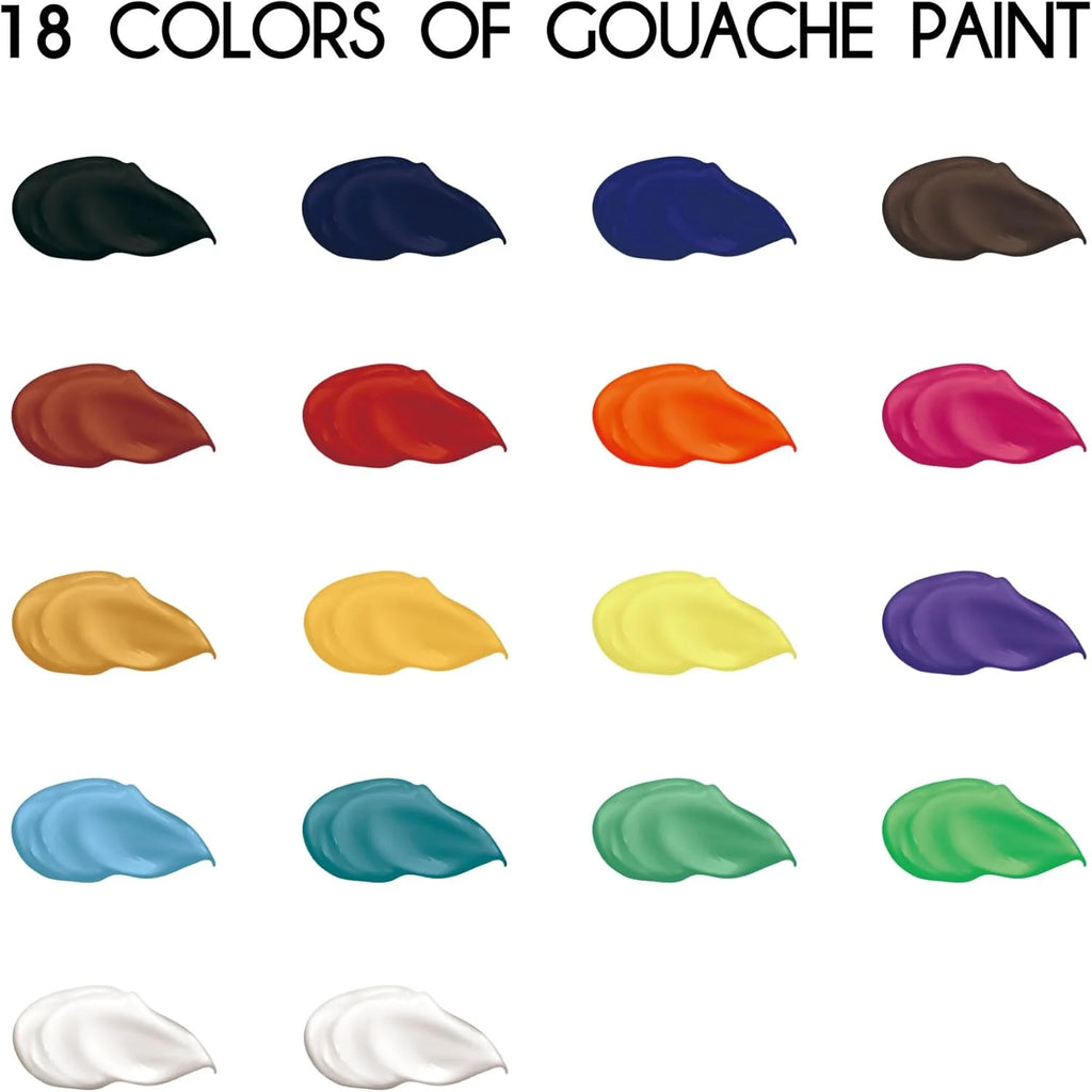 HIMI Goache Paint Palette (light blue)