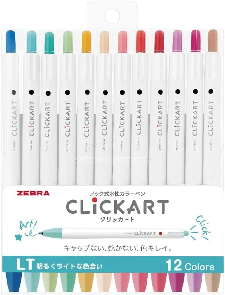 Zebra Clickart Water Based Pen⎜LT set