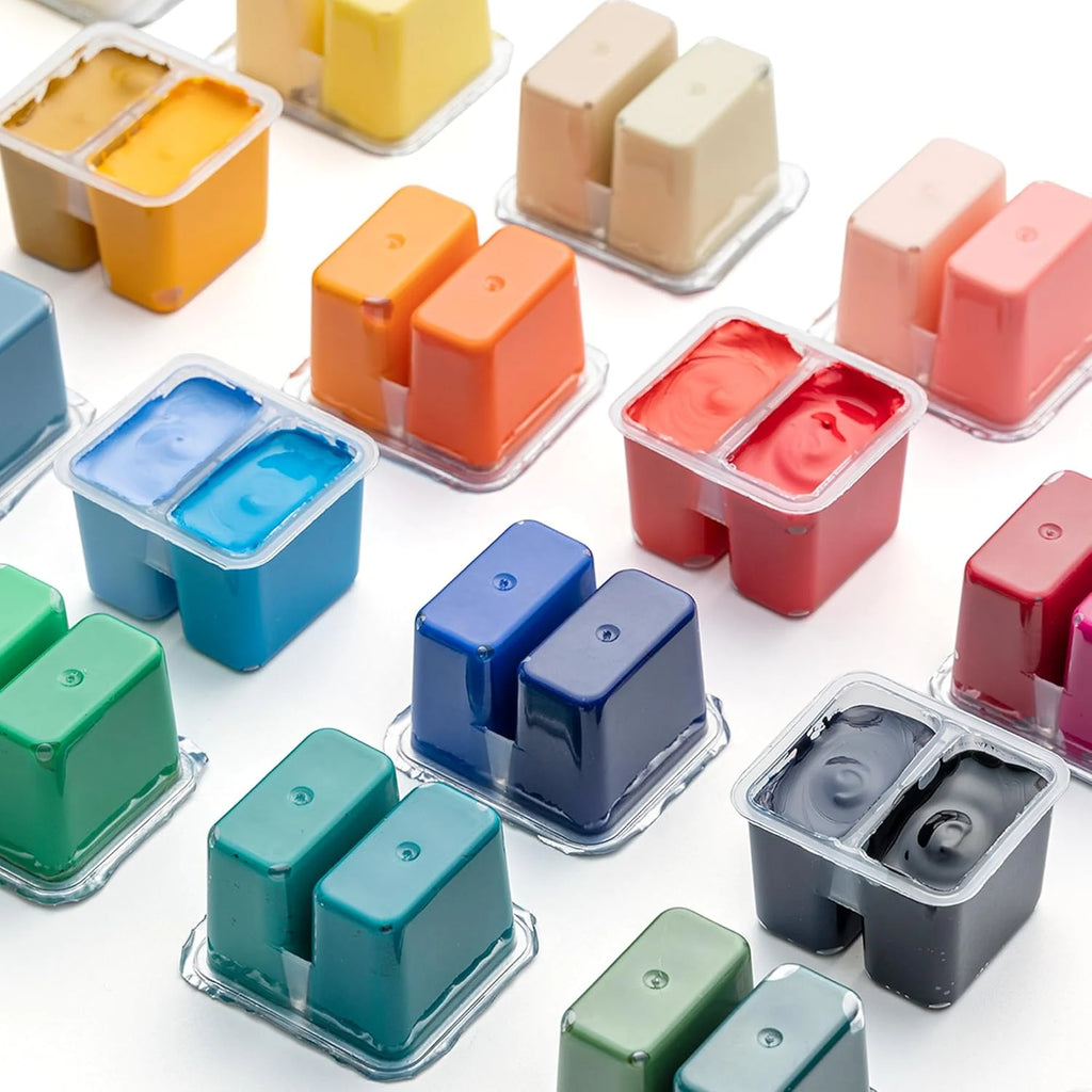 HIMI Goache Paint Palette (light blue)