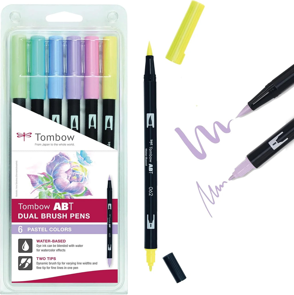 Tombow ABT Dual Brush Pen⎜Pastel