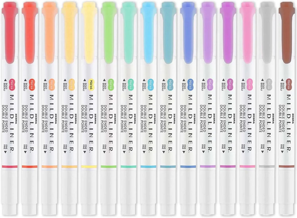 Zebra Mildliner Highlighters