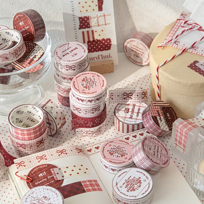 Red Lines Interwave Washi Tape