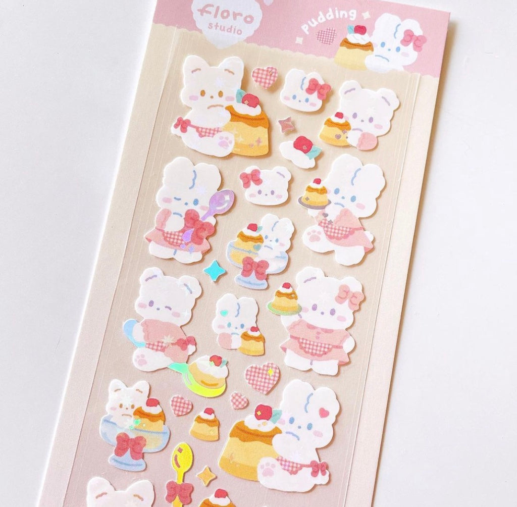 [Floro Studio] Pudding Sticker