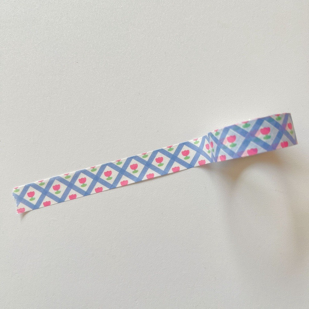 Blue Tulips Washi Tape
