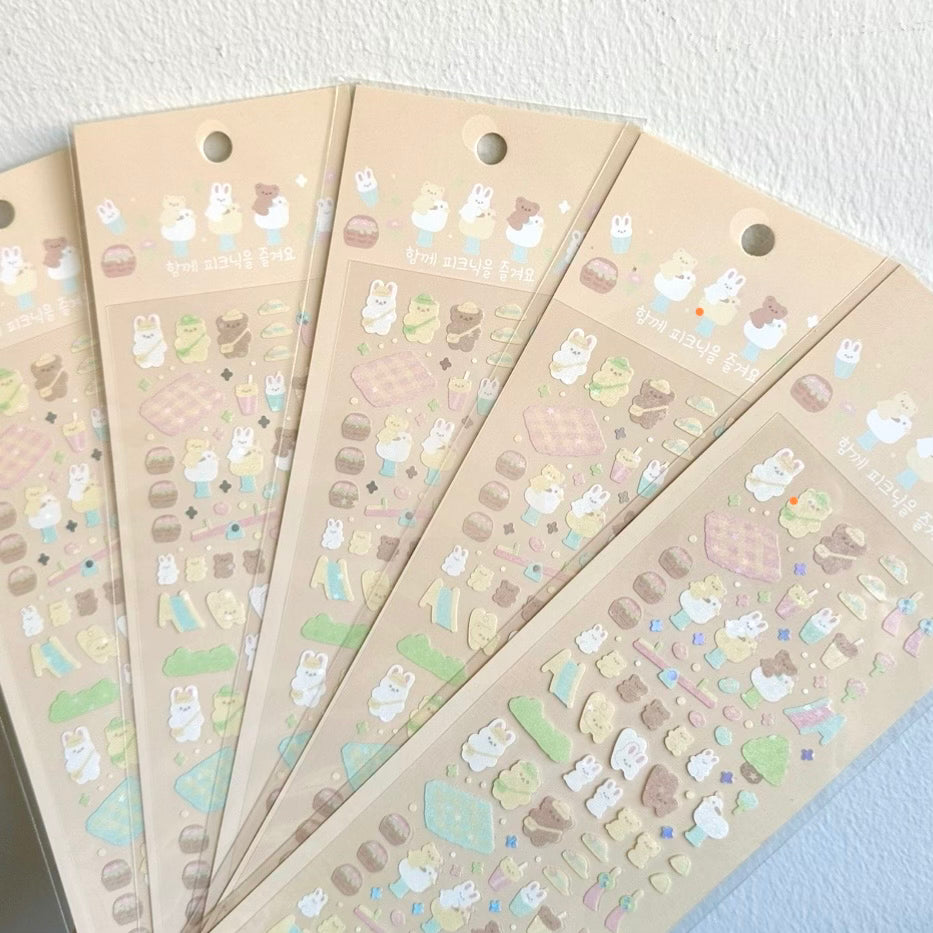 [VOLZZI] Picnic Bear Sticker