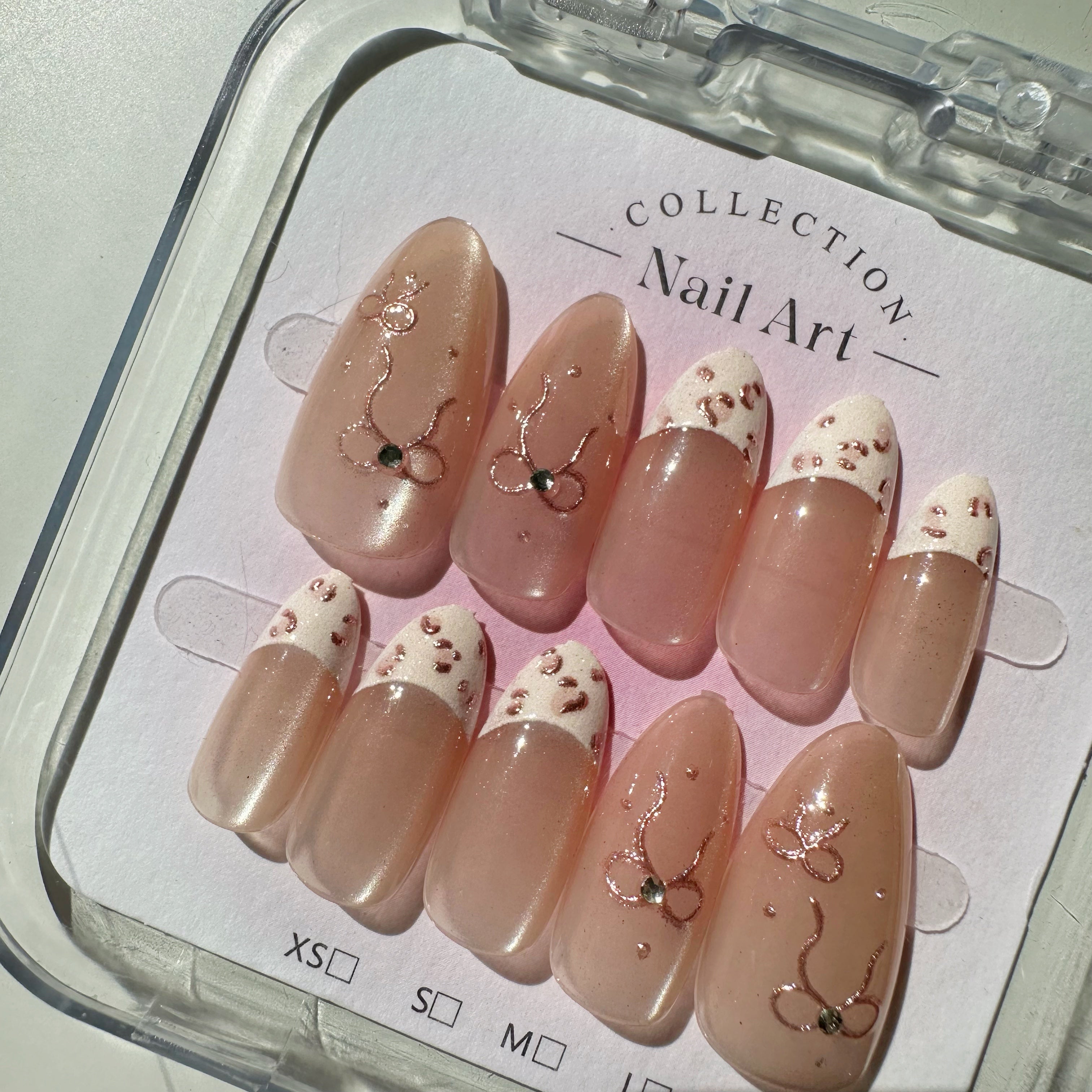 [Juwunni] Pink Leopard Nails