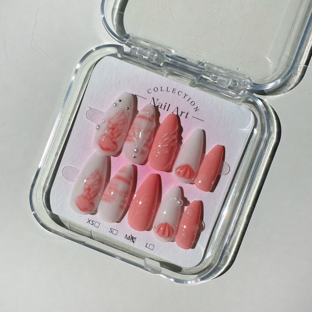 Press-On Nails Set (Jellyfish)