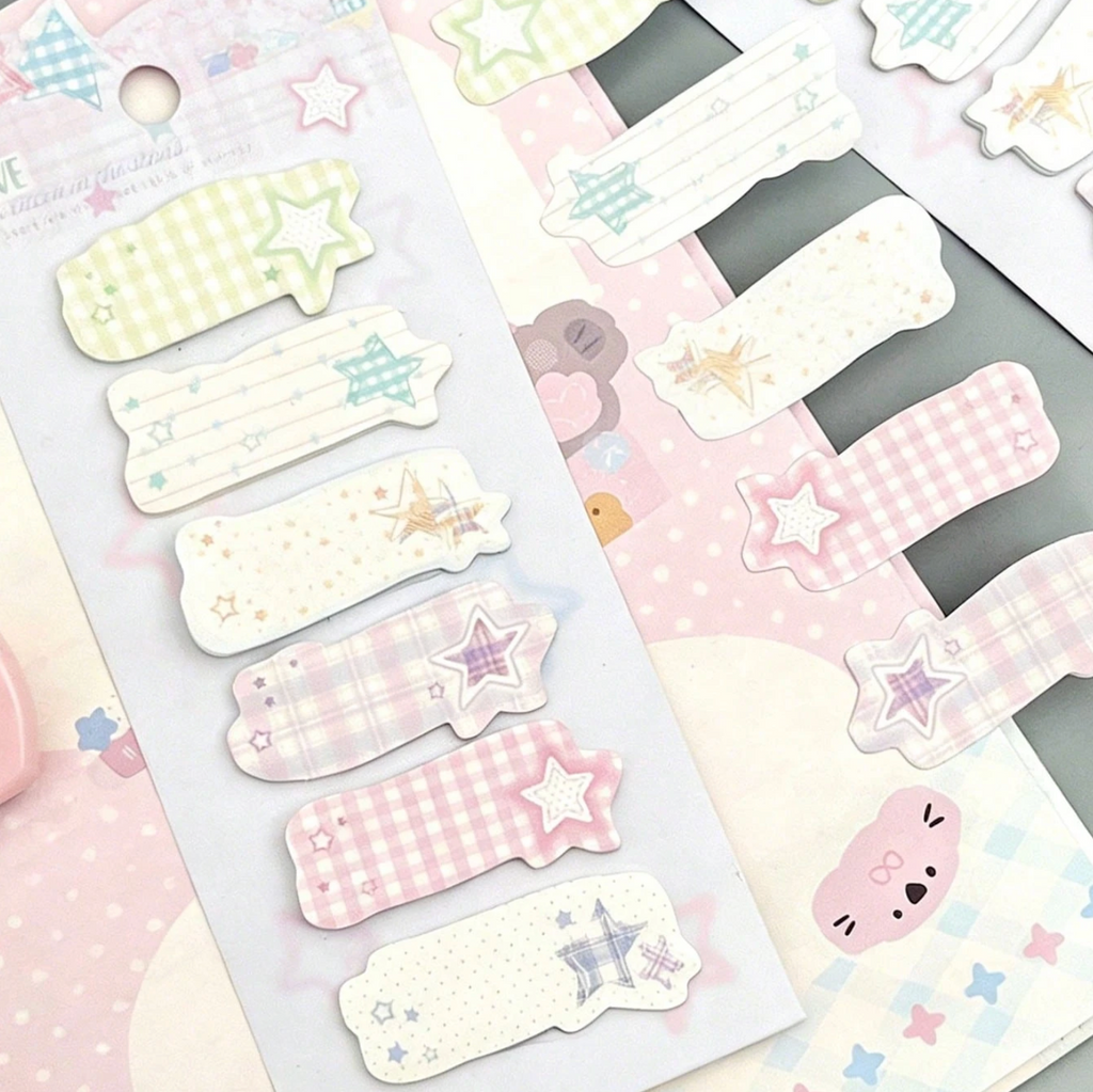 Pastel Stars Sticky Tabs