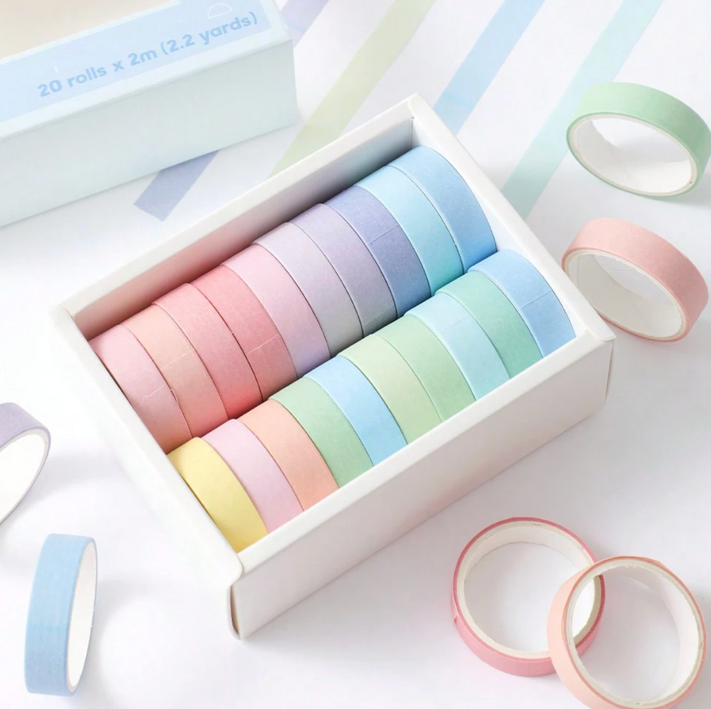 Macaron Washi Tape Set