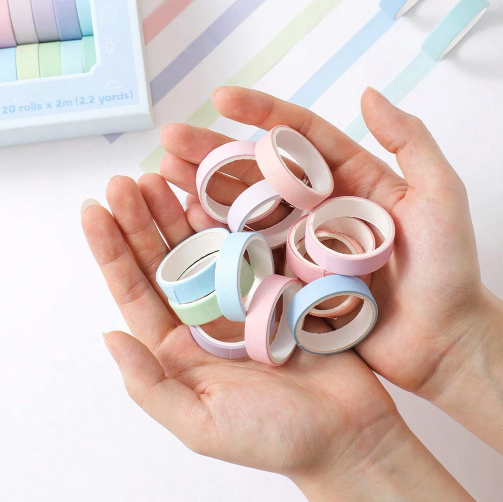 Macaron Washi Tape Set