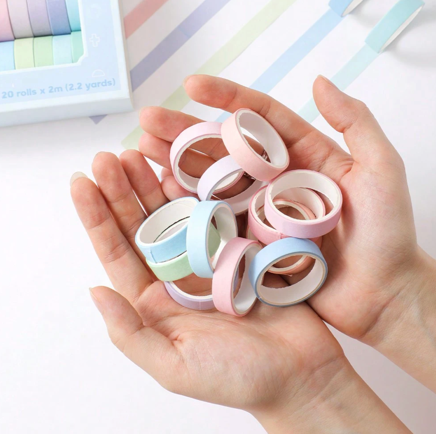 Macaron Washi Tape Set