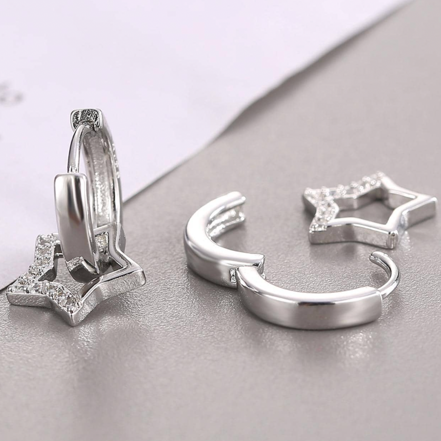 Star Drop Earrings