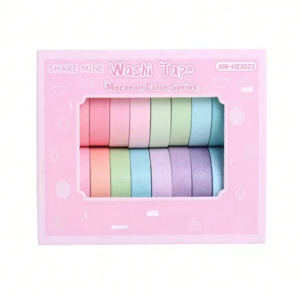 Macaron Washi Tape Set