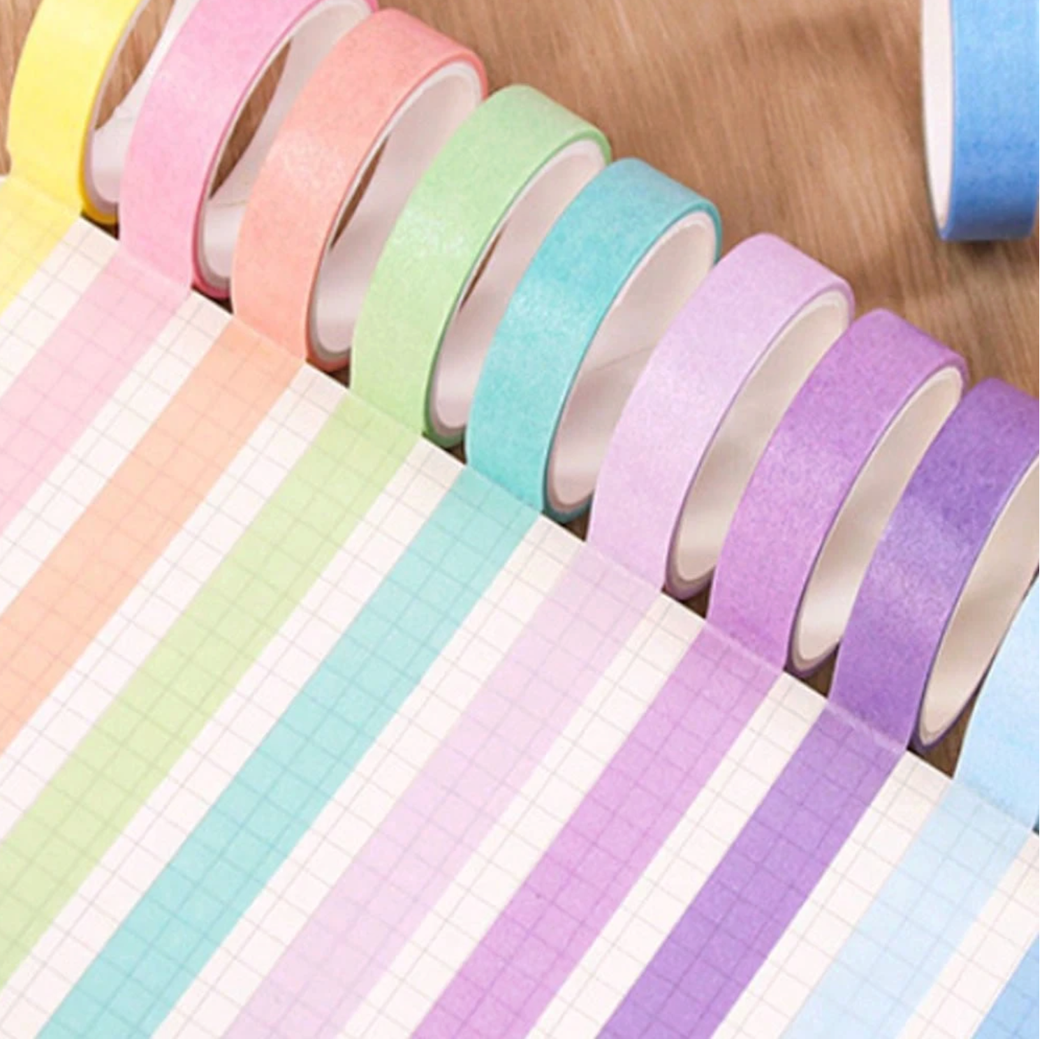 Macaron Washi Tape Set