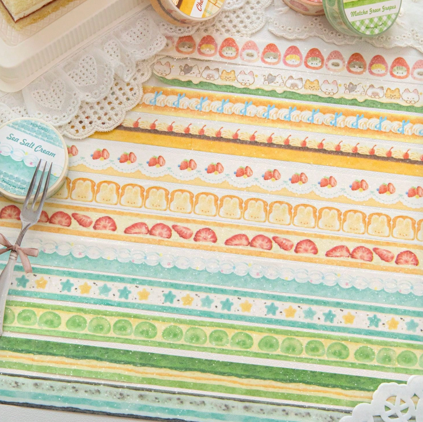 Strawberry Cat Washi Tape