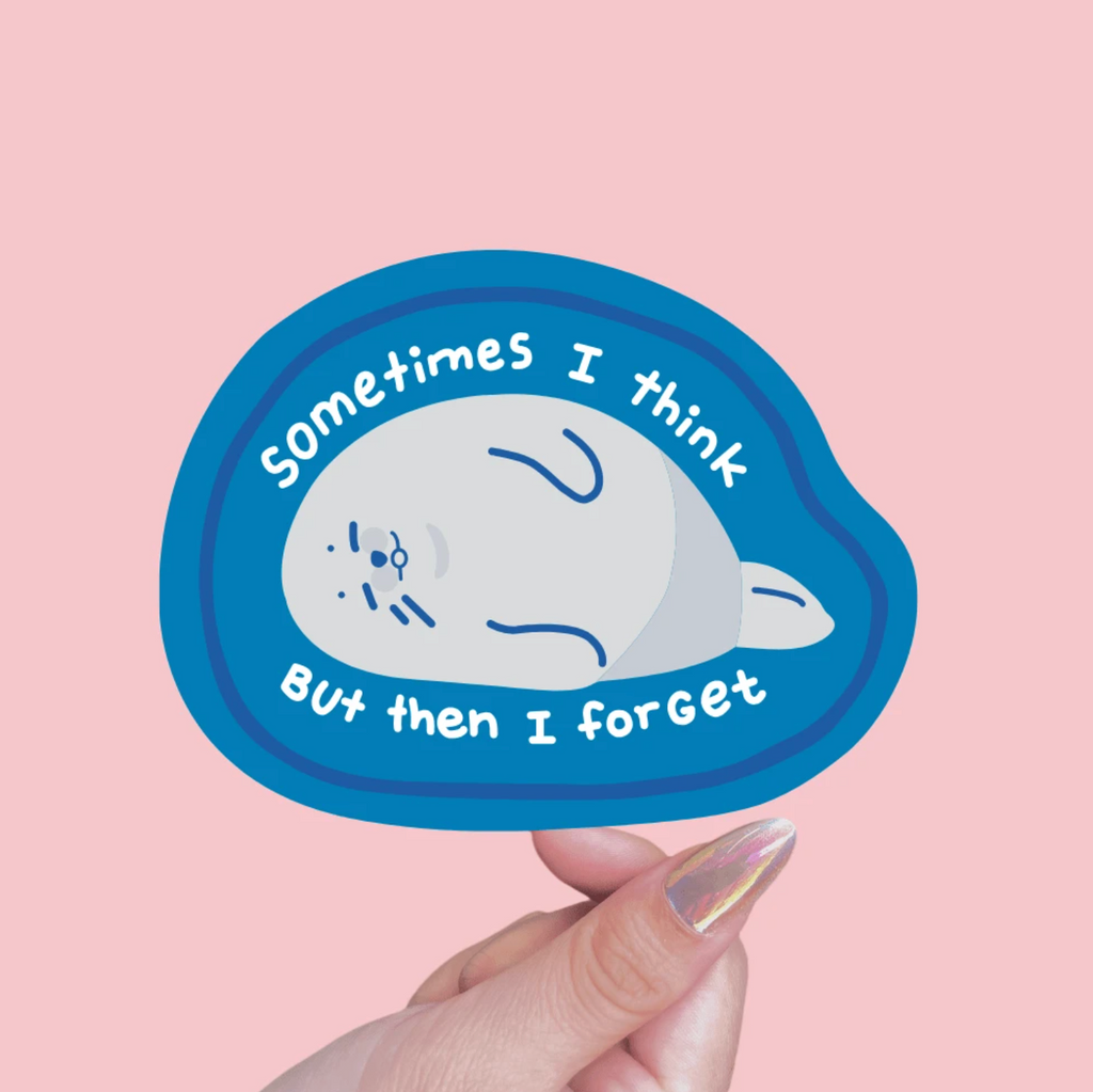 Forgetful Seal Vinyl Sticker