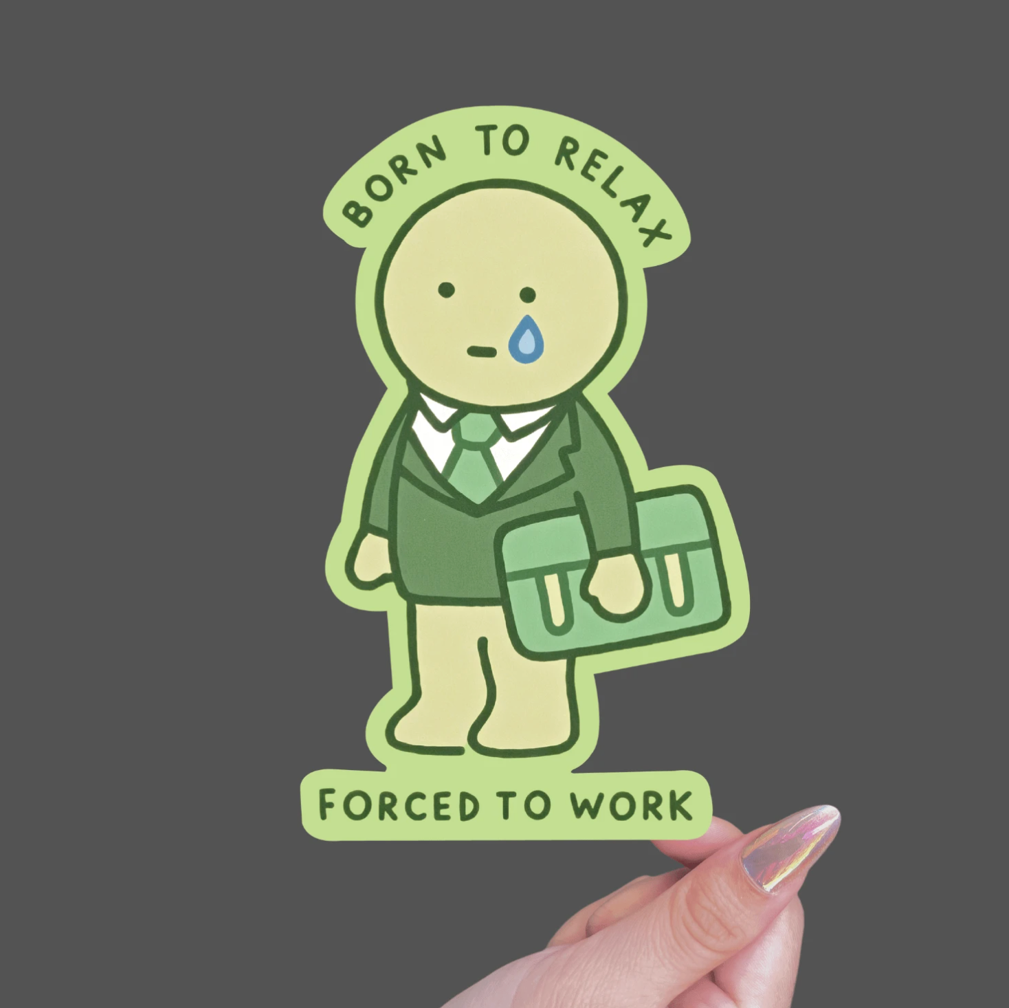 Green Guy Vinyl Sticker