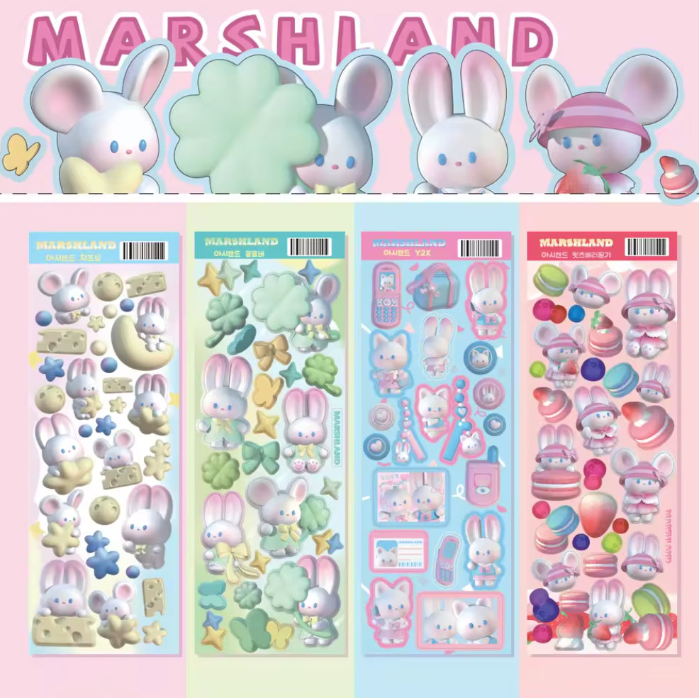 [Marshland] Cheesy Mouse Sticker