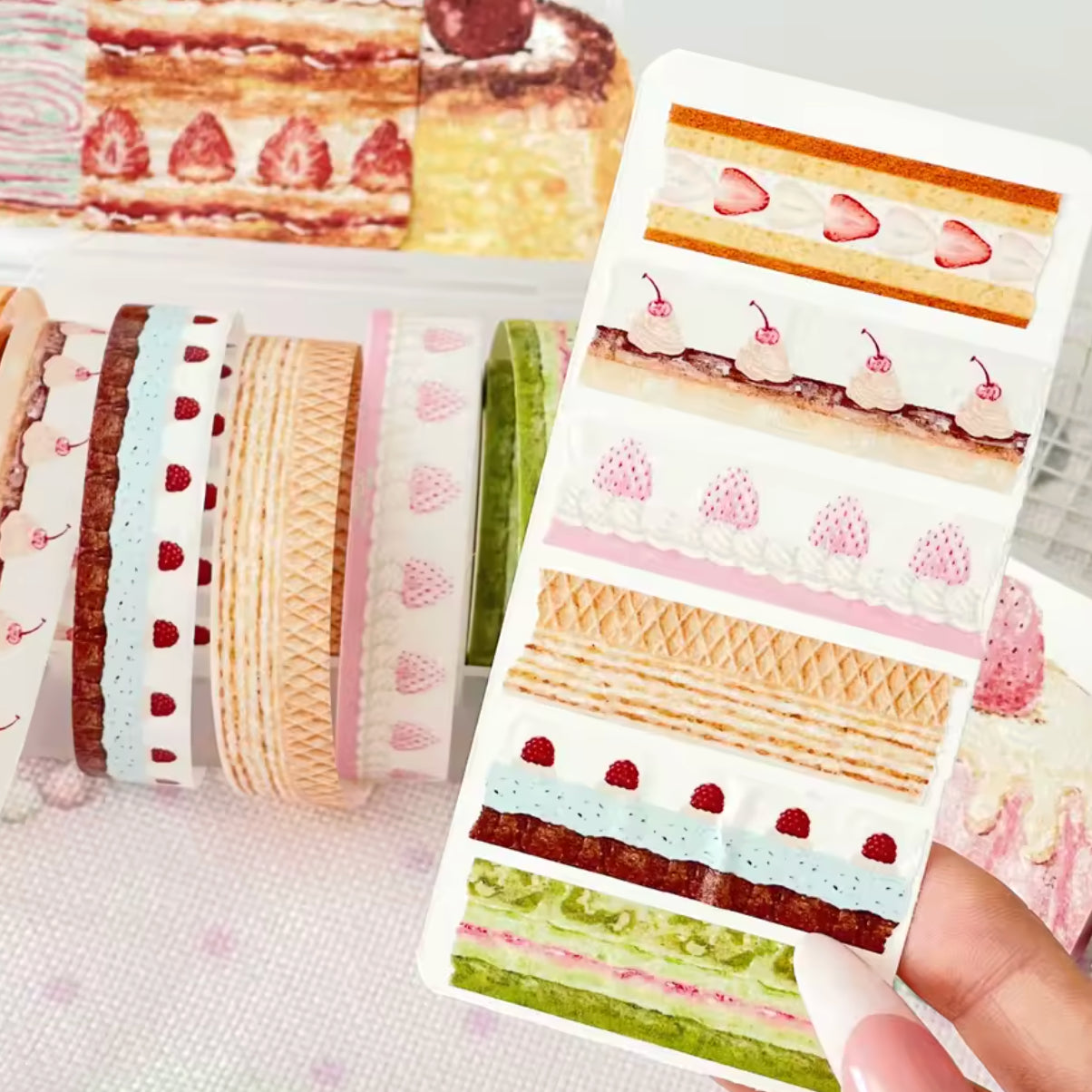 Strawberry Sandwich Washi Tape