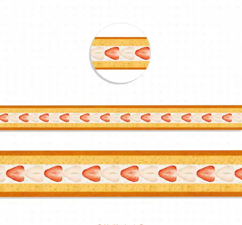 Strawberry Sandwich Washi Tape
