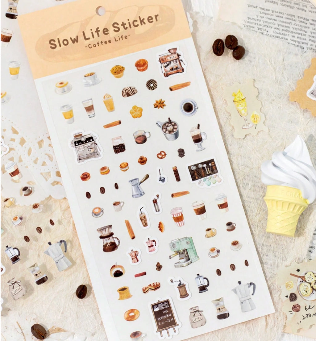 [Slow Life] Coffee Time Stickers