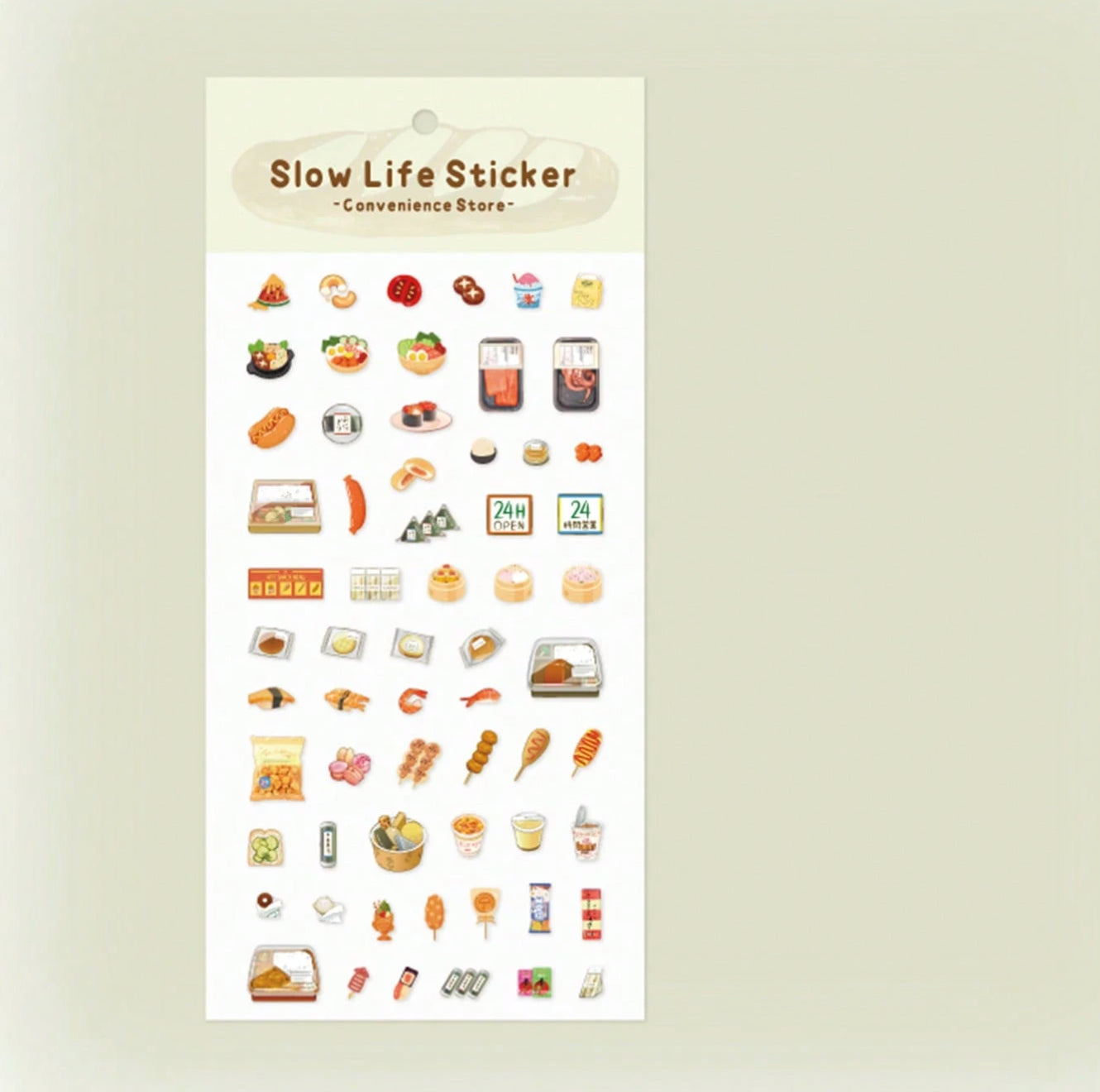 [Slow Life] Konbini Store Stickers