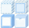 Bowtiful Sticky Notes (blue)