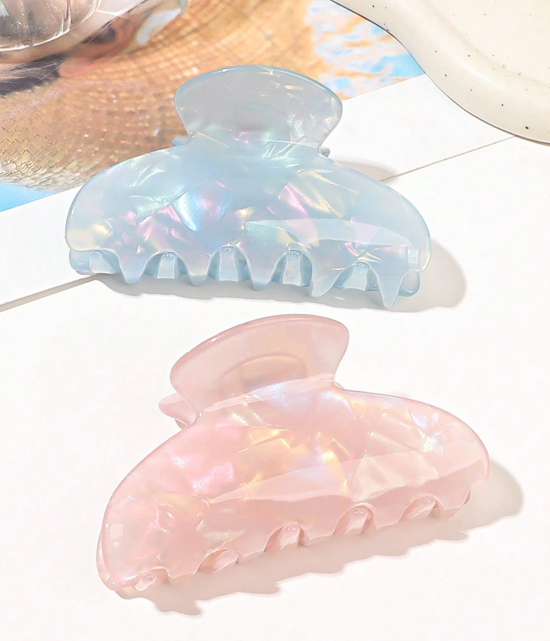 Pearl Marble Hair Claw (cutie set)