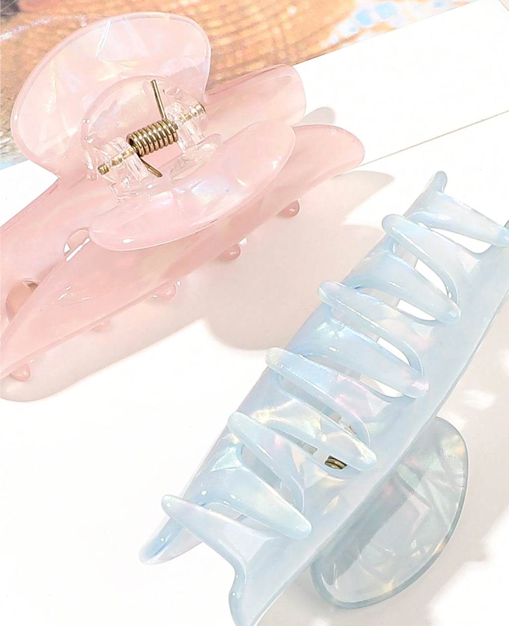 Pearl Marble Hair Claw (cutie set)