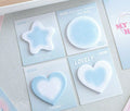 Shaped Sticky Notes (blue)