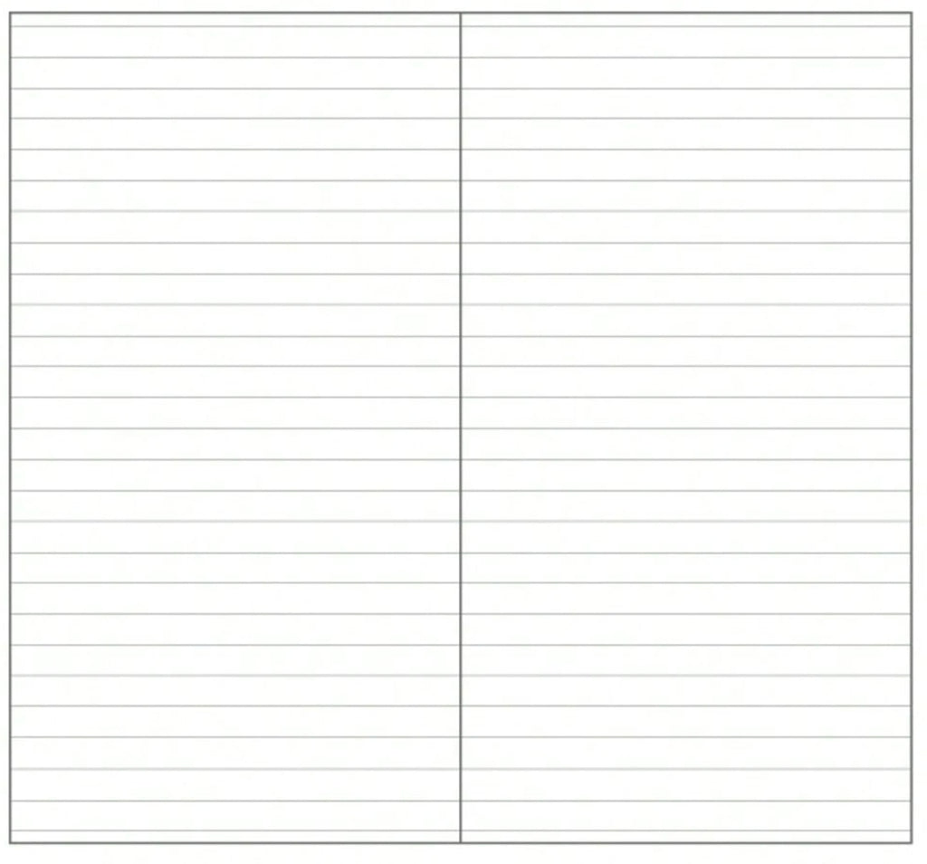 Minimalist Lined Notebook