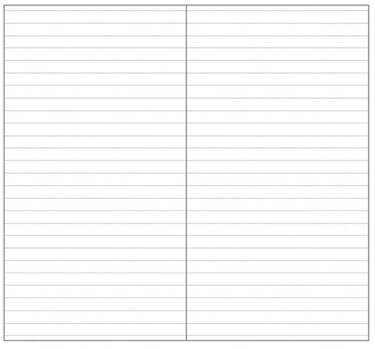 Minimalist Lined Notebook