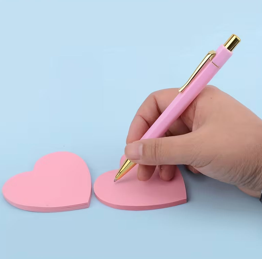 Heart Sticky Notes
