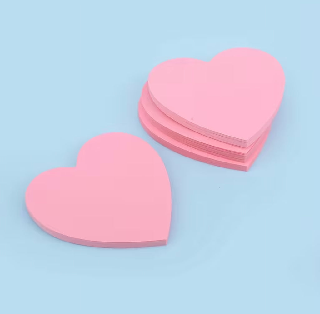 Heart Sticky Notes