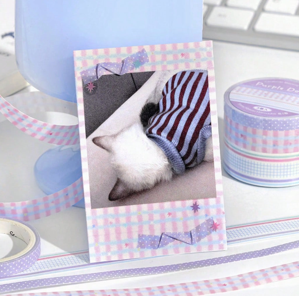 Purple Washi Tape Trio