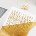 Gold Alphabet Letter Sticker